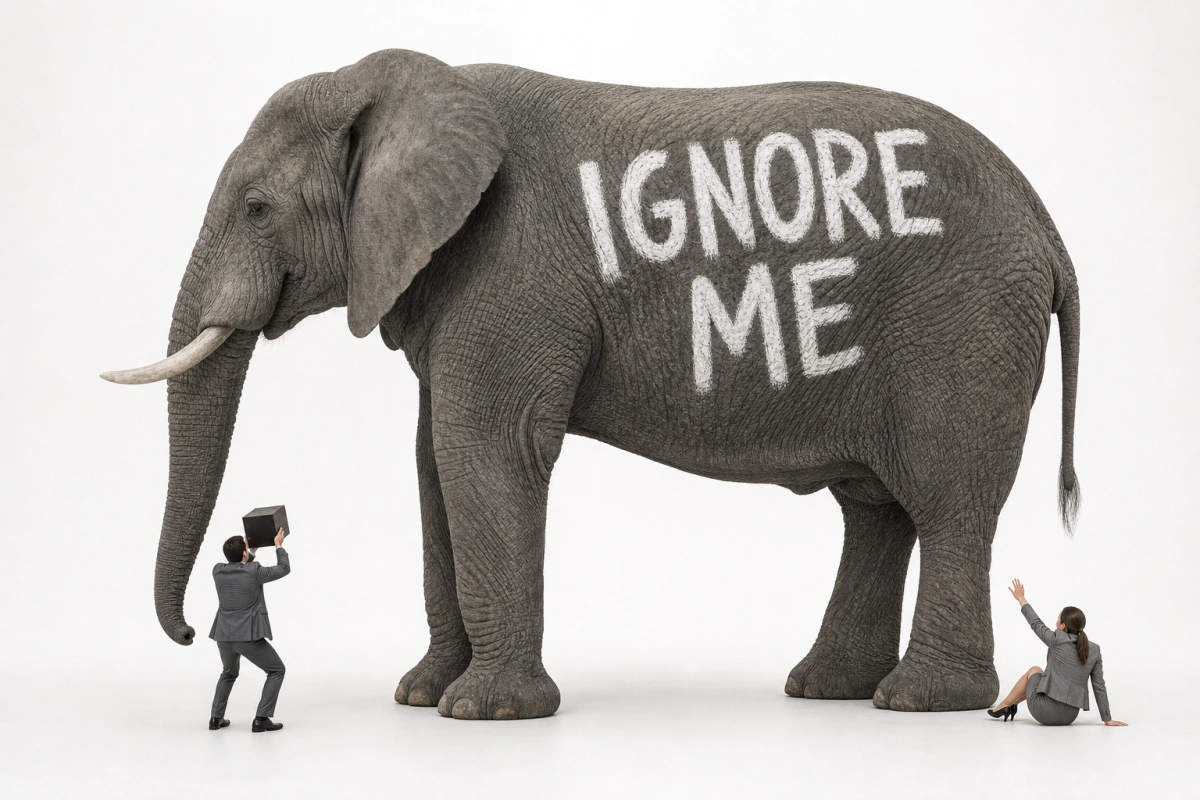 ¿Tienes un elefante al lado y no te has dado cuenta?